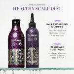 Dr. Groot Scalp Revitalizing Solution Regrowth Bundle for Hair Loss, Korean Hair Care, Hair Thickening Shampoo & Miracle In Shower Scalp Treatment Set for Thinning, Dry, Frizzy Hair