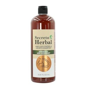 Secreto Herbal Natural Horse Tail Shampoo - Hair Growth, Deep Cleansing, Anti-Hair Loss, Nourishing, 33.81 fl oz