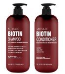 Biotin Volumizing Shampoo and Conditioner Set for Thinning Hair and Regrowth - Ultimate Anti Hair Loss, Thickening Growth Treatment Care for Men & Women