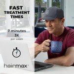 Hairmax PowerFlex 272 Laser Cap - (FDA Cleared) Thinning Hair Loss Solution for Men & Women - Flexible Cordless Design With 7 Minute Treatment Time - Red Light Therapy to Stimulate Hair Growth