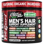 Hair Growth Supplement For Men | Biotin Hair Vitamins Collagen Pumpkin Seed Saw Palmetto Iron Ginseng Bamboo Silica Rosemary Peppermint Keratin Selenium Iodine Flaxseed Horsetail Vitamin A C D3 E B12