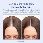 Routine Wellness Hair Growth Supplement - Clinically Proven for Thicker, Fuller Hair - Reduces Wrinkles, Fine Lines - Gluten Free, Ideal for Women & Men with Thinning Hair - 1 Bottle, 30 Day Supply