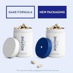 Routine Wellness Hair Growth Supplement - Clinically Proven for Thicker, Fuller Hair - Reduces Wrinkles, Fine Lines - Gluten Free, Ideal for Women & Men with Thinning Hair - 1 Bottle, 30 Day Supply