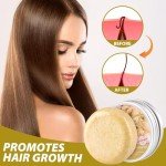 Starhig Ginger Hair Regrowth Shampoo Bar, 3 Pcs, Natural Organic, Promotes Growth, Repairs Damaged Hair, Suitable for All Hair Types