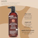 PURA D'OR 16 Oz Professional Grade Clinically Formulated Biotin Conditioner - Daily Hair Care Routine For Thinning Hair - 2X Concentrated Herbal Blend Hair Thickening Products For Women & Men