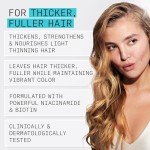 Nioxin System 3 Scalp + Hair Conditioner | For Colored or Damaged Hair with Light Thinning | With Niacinamide and Biotin | 16.9 Fl oz.