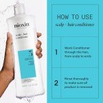 Nioxin System 3 Scalp + Hair Conditioner | For Colored or Damaged Hair with Light Thinning | With Niacinamide and Biotin | 16.9 Fl oz.