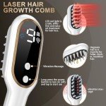 Laser Hair Growth Comb - Laser Light Therapy for Hair Growth, Handheld Scalp Laser Device for Thicker, Healthier Hair