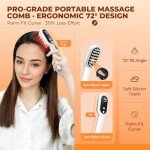 Laser Therapy Hair Growth Comb,Red Light Therapy for Hair Growth Device Electric Scalp Massager, Promote Hair Regrowth in Women and Men Hair Loss,Alopecia Homeusing