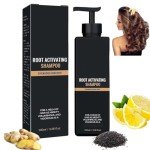 KAFJED Root Activator Shampoo, Hair Shampoo, Natural Hair Regrowth for Men & Women, Thicker & Darker Hair Treatment with Nourishing Formula 100ML/3.38Fl Oz