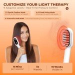 Laser Therapy Hair Growth Comb,Red Light Therapy for Hair Growth Device Electric Scalp Massager, Promote Hair Regrowth in Women and Men Hair Loss,Alopecia Homeusing