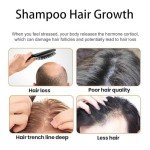 KAFJED Root Activator Shampoo, Hair Shampoo, Natural Hair Regrowth for Men & Women, Thicker & Darker Hair Treatment with Nourishing Formula 100ML/3.38Fl Oz