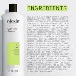 Nioxin Scalp + Hair Thickening System 2 Shampoo| For Natural or Untreated Hair with Progressed Thinning| With Niacinamide and Biotin| 33.8 Fl oz.