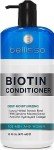 Biotin Conditioner - Sulfate Free Hair Thickening Products for Women and Men - Deep Conditioning Treatment for Dry Damaged Strands - Volumizing Formula Strengthening Curly, Straight and Colored Hair