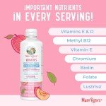 Women's Multivitamin + Lustriva Hair Growth Liposomal | Biotin 10000mcg | Clinically Tested for Thicker Hair, Wrinkles, Fine Lines, Skin Care | with Ashwagandha & Maca Root | Ages 18+ | 15.22 Fl Oz