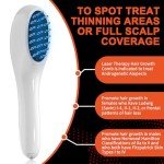 PUPCA Laser Therapy Hair Growth Comb, Hand-Held Comb-Shaped Low Level Laser Therapy To Promote Hair Growth in Women and Men