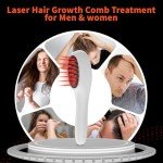 PUPCA Laser Therapy Hair Growth Comb, Hand-Held Comb-Shaped Low Level Laser Therapy To Promote Hair Growth in Women and Men