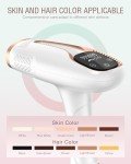 Hair Removal Device Laser Hair Removal for Women and Men Permanent IPL Hair Removal At-Home 999,999 Flashes Painless Hair Remover on Armpits Back Legs Arms Face Bikini Line