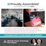 Capillus Ultra Mobile Laser Therapy Cap for Hair Regrowth, with 82 Red Light Lasers for Laser Hair Growth, Red Light Hair Growth