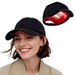 Laser Hair Growth Cap, Red Light Therapy for Hair Regrowth, Laser Therapy Cap for Hair Loss, Hair Loss Treatments Hat for Men & Women with Built-in Battery & Controller