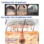 Zilynhom Hair Oiling Applicator, 6ml Bottle, USB Rechargeable, Anti-leak, Not Tangle Bristle, for Scalp Oil, Anti Hair Loss Serum, Ideal Gift for Women & Men