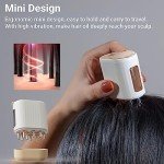 Zilynhom Hair Oiling Applicator, 6ml Bottle, USB Rechargeable, Anti-leak, Not Tangle Bristle, for Scalp Oil, Anti Hair Loss Serum, Ideal Gift for Women & Men