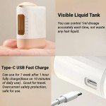 Zilynhom Hair Oiling Applicator, 6ml Bottle, USB Rechargeable, Anti-leak, Not Tangle Bristle, for Scalp Oil, Anti Hair Loss Serum, Ideal Gift for Women & Men