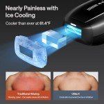 Ulike X IPL Hair Removal Device, Laser Hair Removal with Ice-Cooling, Dual Lights & Skin Senor for Nearly Painless & Long-Lasting Hair Removal, 3 Modes Tailored for Stubborn Hair, Gift for Smooth Skin