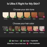 Ulike X IPL Hair Removal Device, Laser Hair Removal with Ice-Cooling, Dual Lights & Skin Senor for Nearly Painless & Long-Lasting Hair Removal, 3 Modes Tailored for Stubborn Hair, Gift for Smooth Skin