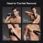 Ulike X IPL Hair Removal Device, Laser Hair Removal with Ice-Cooling, Dual Lights & Skin Senor for Nearly Painless & Long-Lasting Hair Removal, 3 Modes Tailored for Stubborn Hair, Gift for Smooth Skin