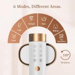 JOVS Laser Hair Removal, [24J Energy] IPL Hair Removal for Women and Men, 37°F Painless Sapphire Ice-Cooling Tech, 6 Modes for Whole Body Hair Removal Device, 2 in 1 Skin Rejuvenation, 330° Rotation