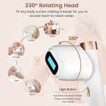 JOVS Laser Hair Removal, [24J Energy] IPL Hair Removal for Women and Men, 37°F Painless Sapphire Ice-Cooling Tech, 6 Modes for Whole Body Hair Removal Device, 2 in 1 Skin Rejuvenation, 330° Rotation