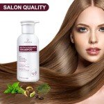 Yzmoffer Hair Growth Shampoo for Thinning Hair: Advanced Biotin and Rosemary Shampoo with Rice Water for Women and Men Hair Loss - Herbal Essences Promotes Thicker Hair