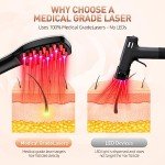 HMLINYAO Laser Hair Growth Comb, Professional Laser Comb System(No LEDs), Electric Scalp Massager for Hair Growth, Thinning Hair Treatment, Intensive Hair Brush for Anyone 1