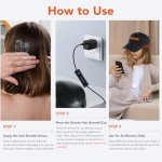 WEILASER Laser Cap for Hair Regrowth, Laser Hair Growth Cap, Black