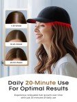 Hair Growth Device - Advanced Laser Hair Growth Cap, red light therapy for hair growth, Effective Hair Loss Treatment for Both Men and Women, 122 Lasers & LEDs