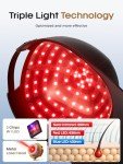 Hair Growth Device - Advanced Laser Hair Growth Cap, red light therapy for hair growth, Effective Hair Loss Treatment for Both Men and Women, 122 Lasers & LEDs