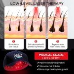 Laser Hair Growth Cap, Low Level Laser Therapy (LLLT) Equipment for Promoting Hair Growth in Women and Men Laser Cap Red Light Therapy Cap Laser Therapy Cap
