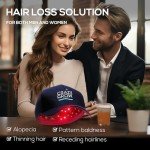 Laser Hair Growth Cap, Low Level Laser Therapy (LLLT) Equipment for Promoting Hair Growth in Women and Men Laser Cap Red Light Therapy Cap Laser Therapy Cap