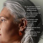 NOOR HAIR Healthy Hair Formula, Hair Growth Supplement Supporting Thick Hair and Fast Hair Regrowth. Vitamin C, B6, Zinc, Propietary Non-GMO & Gluten Free Womens Hair Loss Vitamins - 30 Day Supply