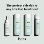 hers Triple Threat Conditioner for Women, 2 Pack - Thickening, Moisturizing, Reduces Shedding - Color Safe Hair Loss Conditioner - Napa Rose - 2 x 6.4 fl oz