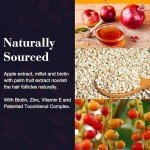 NEW NORDIC Hair GRO, Hair Growth Supplement, Biotin & Palm Fruit Extract Tocotrienols for Natural Regrowth, 60 Count (Pack of 1)