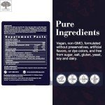 NEW NORDIC Hair GRO, Hair Growth Supplement, Biotin & Palm Fruit Extract Tocotrienols for Natural Regrowth, 60 Count (Pack of 1)