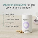 Nutrafol Postpartum Hair Growth Supplements, Clinically Tested for Visibly Thicker Hair and Less Shedding, Breastfeeding-friendly - 1 Month Supply