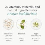 Nutrafol Postpartum Hair Growth Supplements, Clinically Tested for Visibly Thicker Hair and Less Shedding, Breastfeeding-friendly - 1 Month Supply