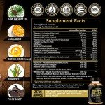 Hair + Beard Growth Vitamins for Men | Biotin 10,000mcg, Collagen, Patented OptiMSM®, goMCT®, Saw Palmetto | 60 Day Supply | Naturally Regrow Stronger, Thicker, Healthier Hair & Stops Hair Los