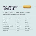 Nutrafol Men's Hair Growth Supplements, Clinically Tested for Visibly Thicker Hair and Scalp Coverage, Dermatologist Recommended - 1 Month Supply