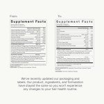 Nutrafol Women's Hair Growth Supplements, For Women Ages 18-44, Clinically Proven Hair Supplement for Visibly Thicker and Stronger Hair, Dermatologist Recommended - 1 Month Supply, 1 Refill Pouch