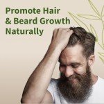 Hair Growth Supplement - Promotes Hair Regrowth, Stops Hair Loss & Boosts Beard Growth with Biotin, Kelp, Bamboo & More for Skin, Nails & Hair (60 Capsules)