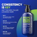 Svvimer Hair Growth Shampoo for Men - Biotin Thickening Shampoo with Rosemary Tea Tree Oil Caffeine for Hair Loss and Thinning - 13.5 Fl Oz (Pack of 1)